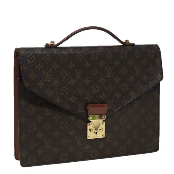 LOUIS VUITTON Monogram Porte Documents Bandouliere Bag M53338 LV Auth ar12103 - Picture 1 of 16